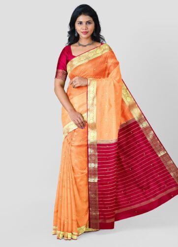 Regular Wear Banarasi Polyester Saree